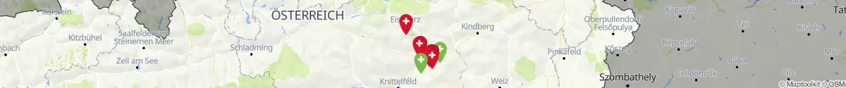 Map view for Pharmacy emergency services nearby Leoben (Steiermark)